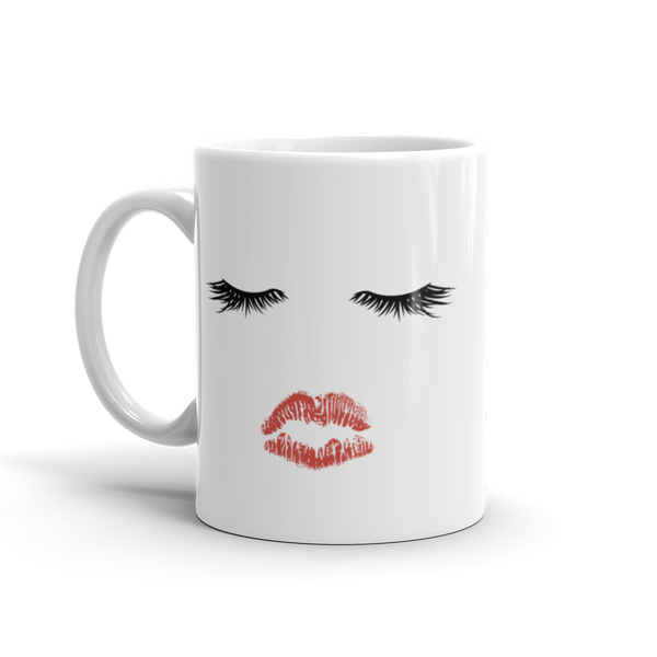 Eyelashes + Lips Mug