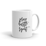 pray.hustle.repeat Mug