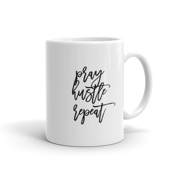 pray.hustle.repeat Mug