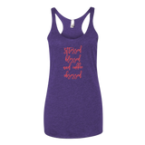 stressed. blessed. and coffee obsessed. tank