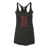 stressed. blessed. and coffee obsessed. tank