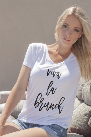 viva la brunch boyfriend tee